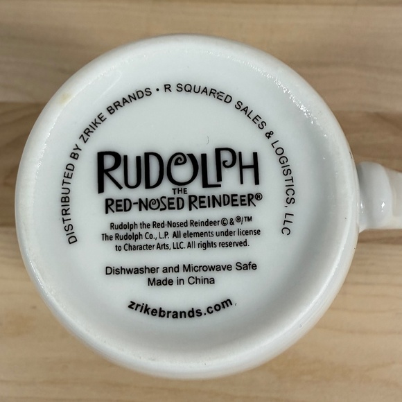 RUDOLPH THE RED-NOSED REINDEER Christmas Mug EUC - Picture 6 of 8